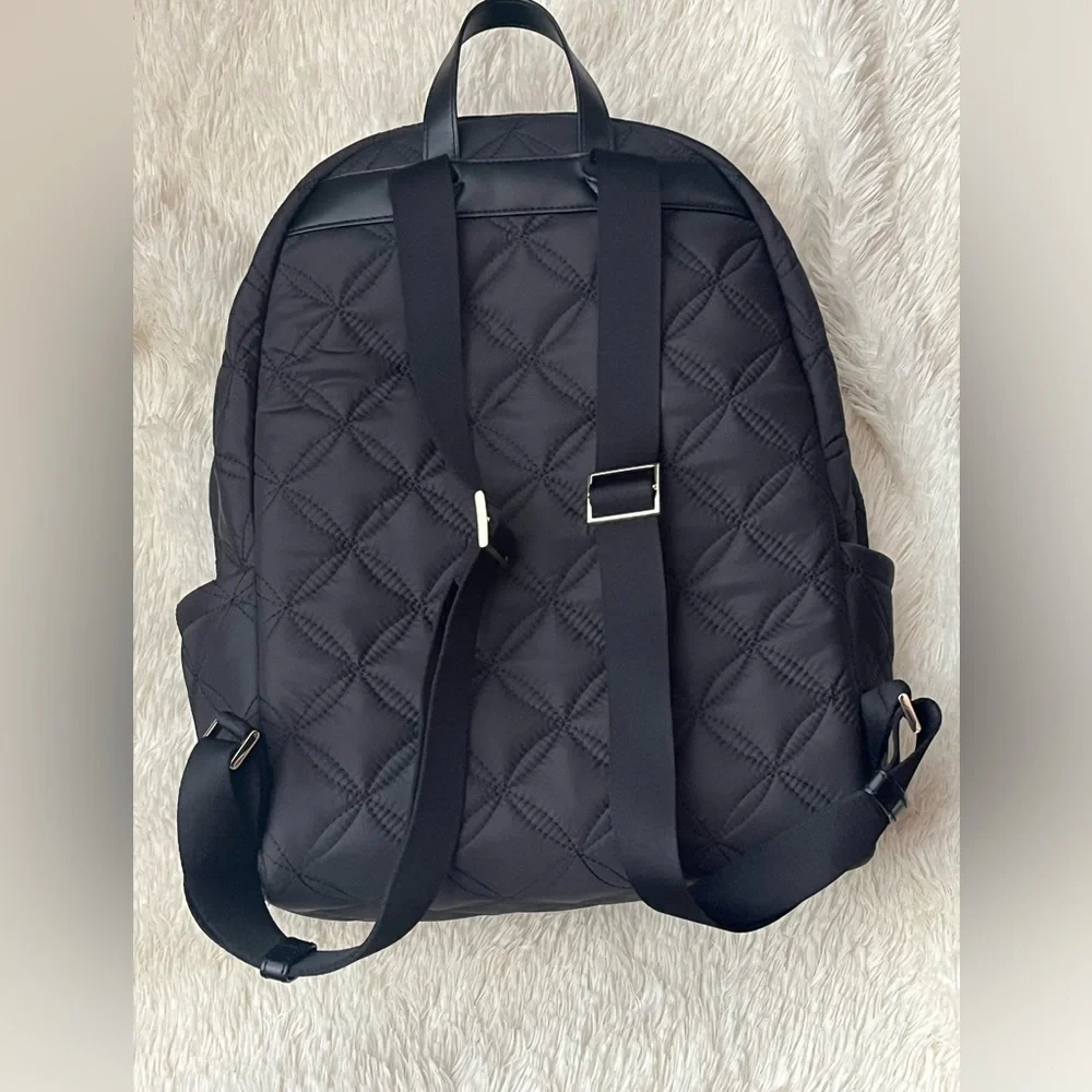 Kate Spade Black Quilted Backpack - Picture 8 of 17